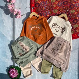 بلوز شلوار کتان خرس (۱ تا۳ سال)