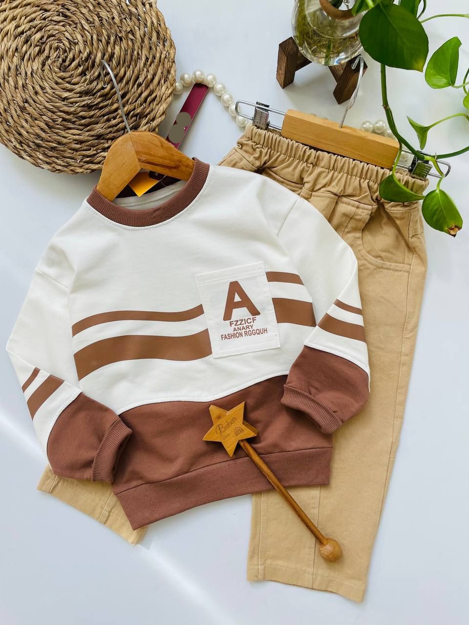 بلوز شلوار کتان پسرانه (۲ تا۹ سال)