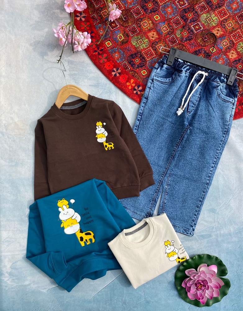 بلوز شلوار زرافه لی (۱تا۵ سال)