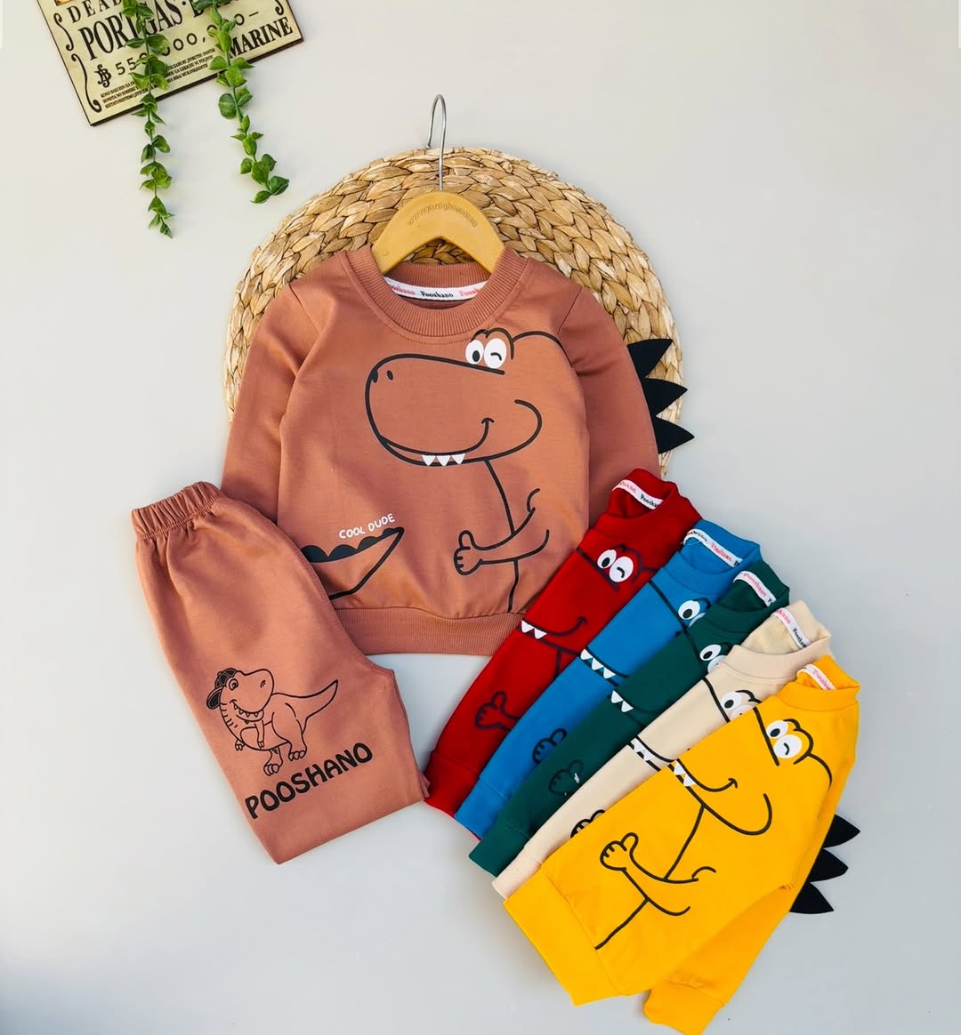 بلوز شلوار دایناسور (۱ تا ۷ سال)