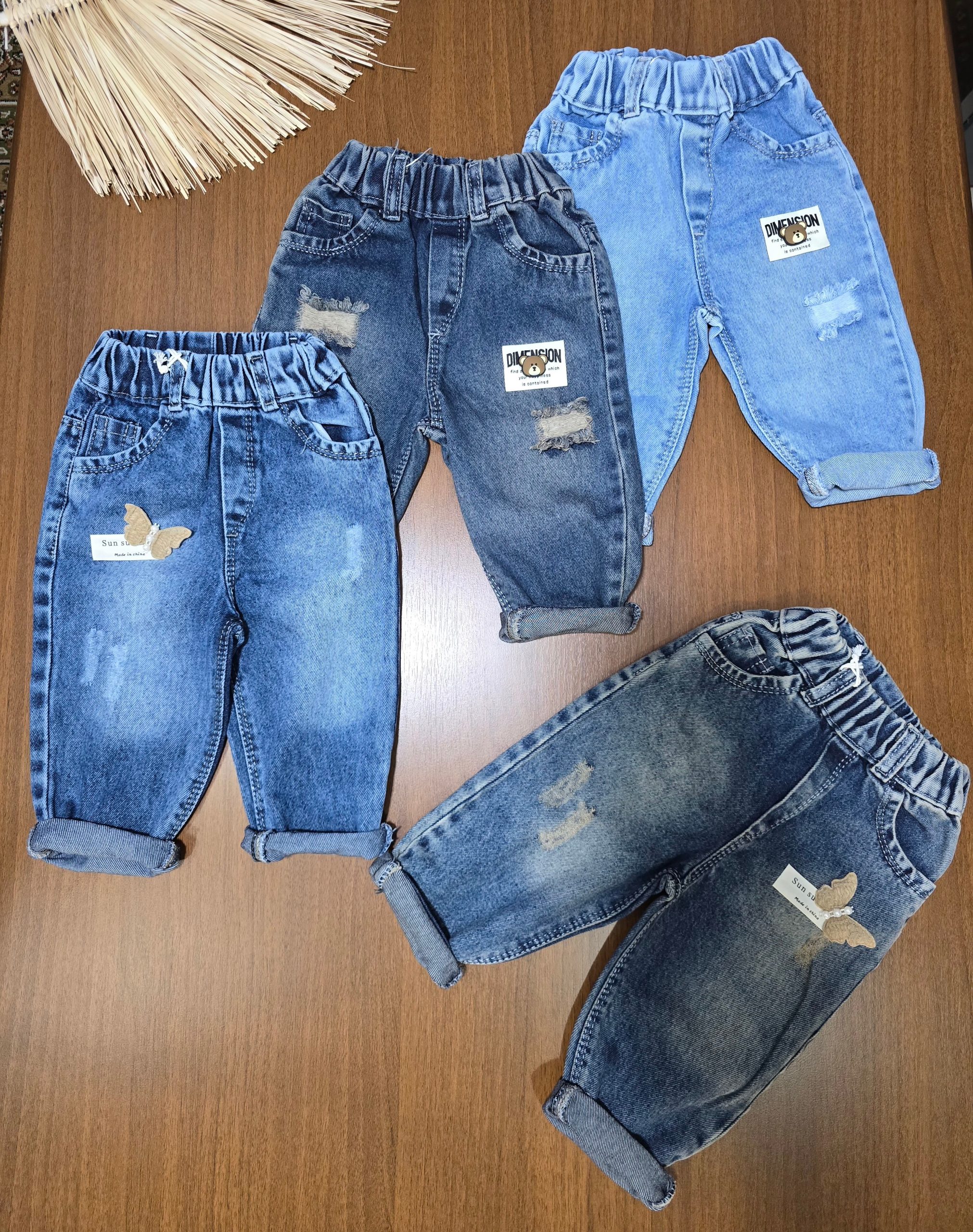 شلوار جین مام استایل (۶ ماه تا ۵ سال)