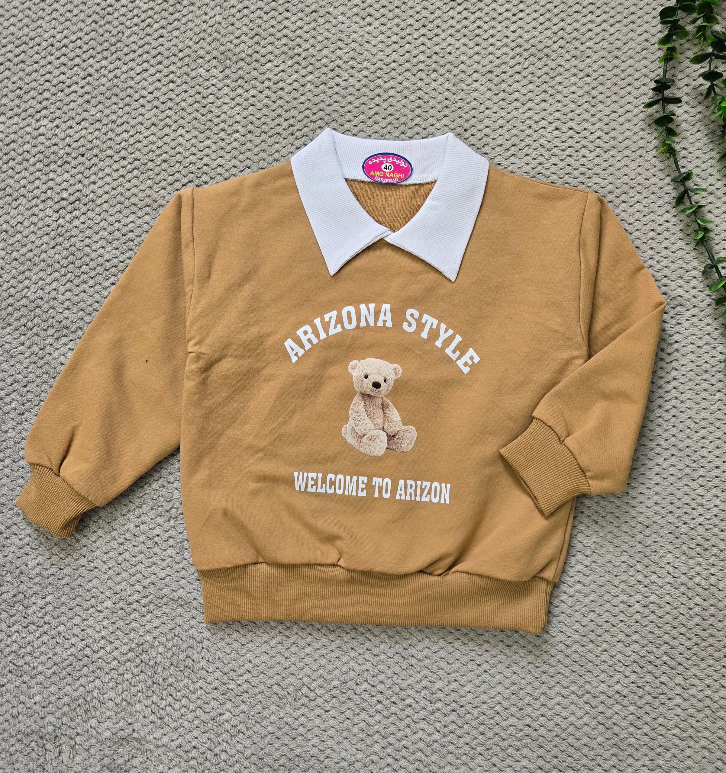 بلوز یقه دار تدی ۲ تا۹ سال - Image 4