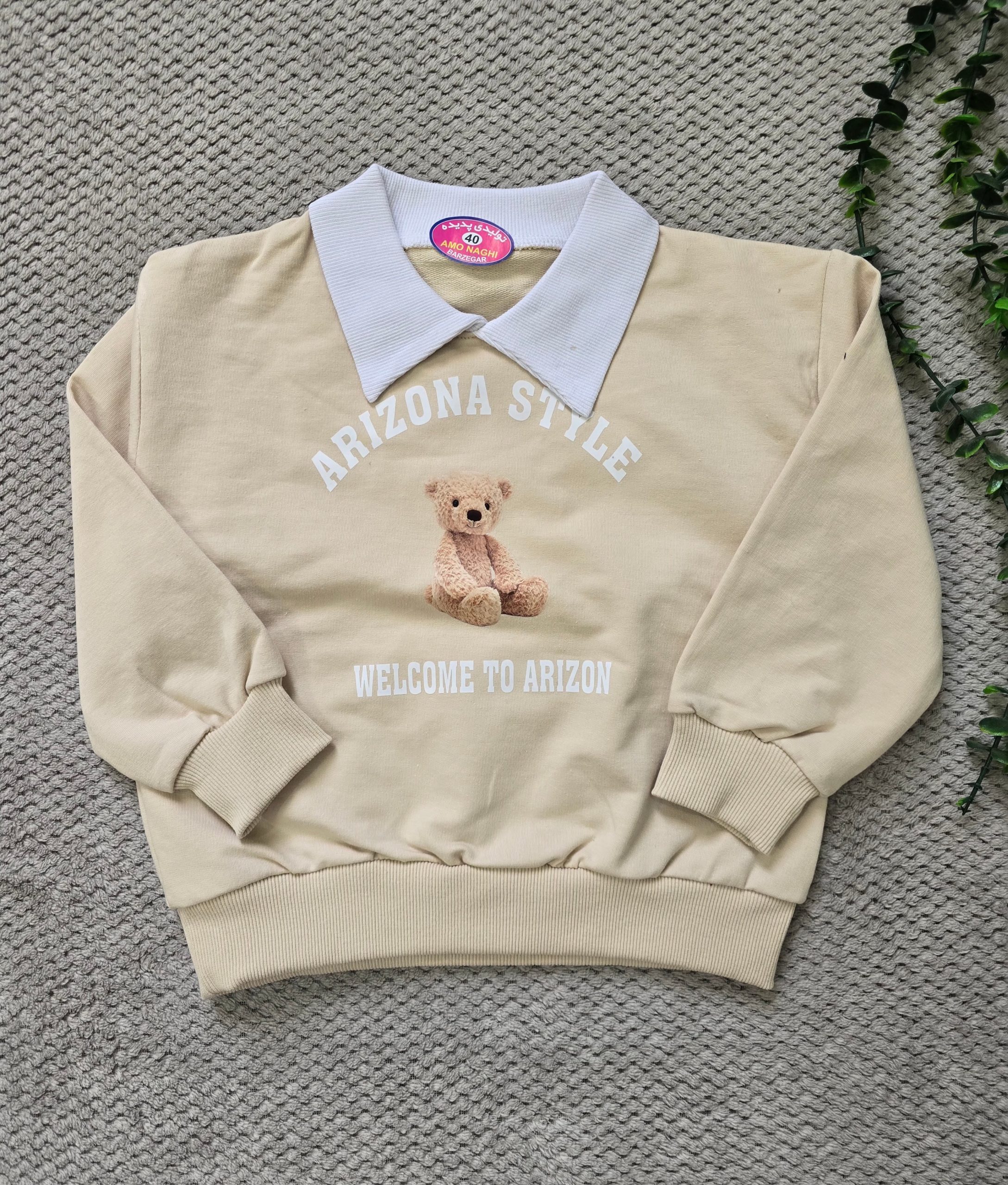 بلوز یقه دار تدی ۲ تا۹ سال - Image 3