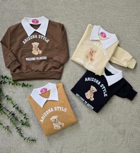 بلوز یقه دار تدی ۲ تا۹ سال