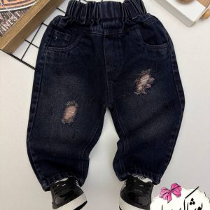 شلوار جین زاپدار(۶ ماه تا۲ سال)