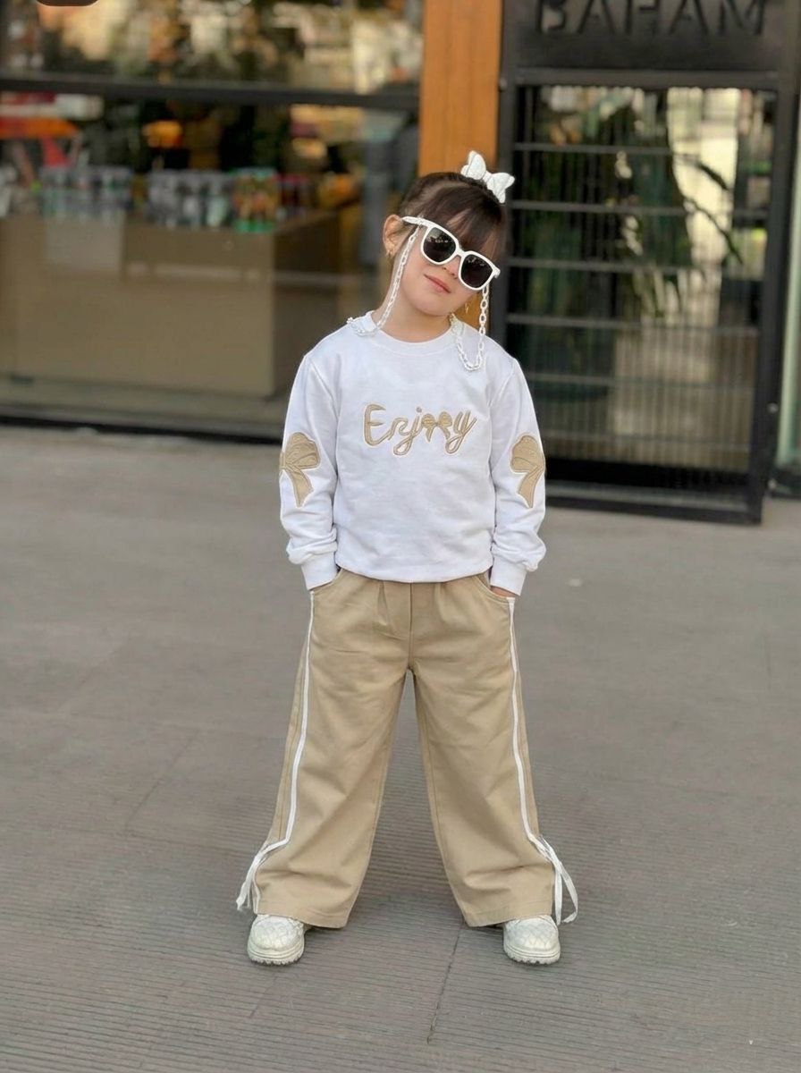 بلوز شلوار بگ کتان(۲تا۱۱سال) - Image 2