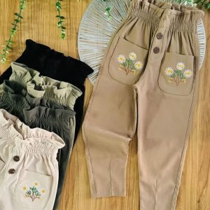 شلوار کتان بنگال سایز بزرگ