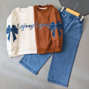 بلوز شلوار بگ جین (۲تا۷ سال)