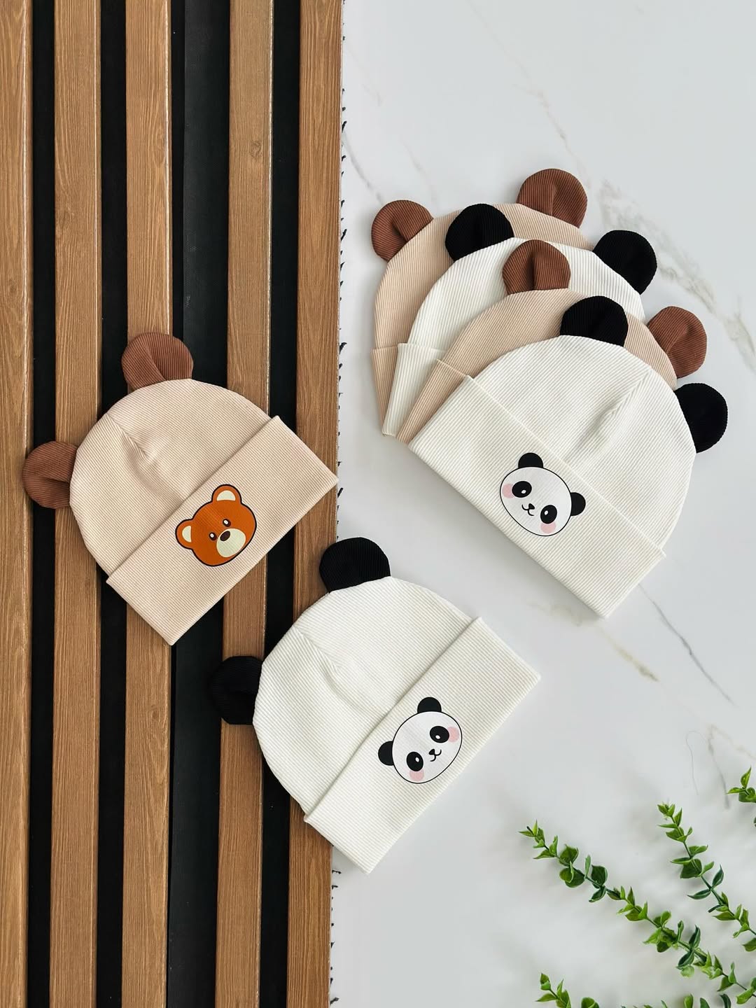 کلاه پاندا و تدی نوزادی تا ۲ سال - Image 3