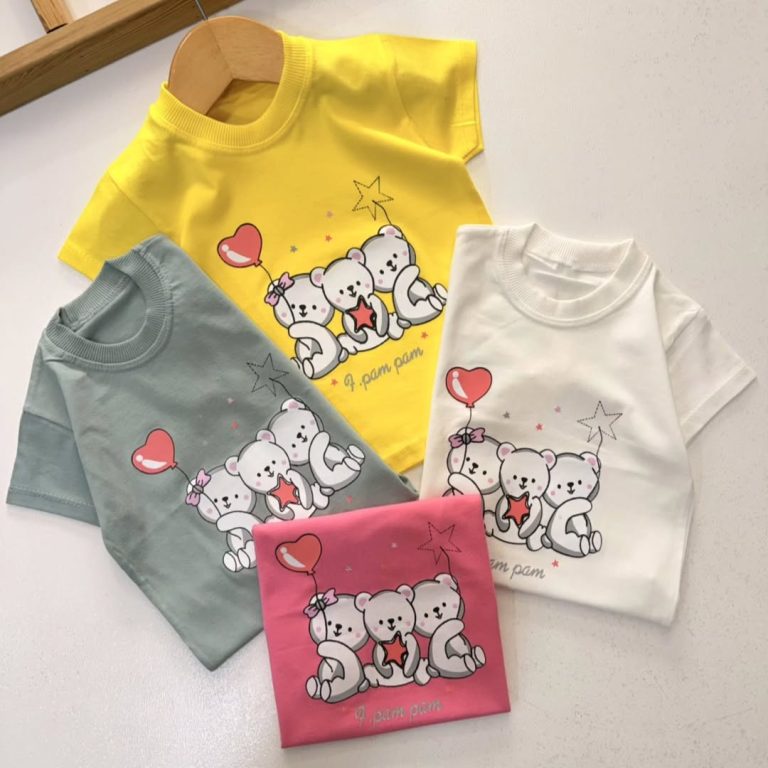 تیشرت تک پنبه خرس(۱ تا۵ سال)