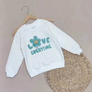 بلوز تک سفید لاو(۲ تا۹ سال)