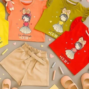 تیشرت شلوارک دختر (۱ تا۵ سال)