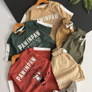 تیشرت شلوارک کتان خرس(۱تا۷ سال)